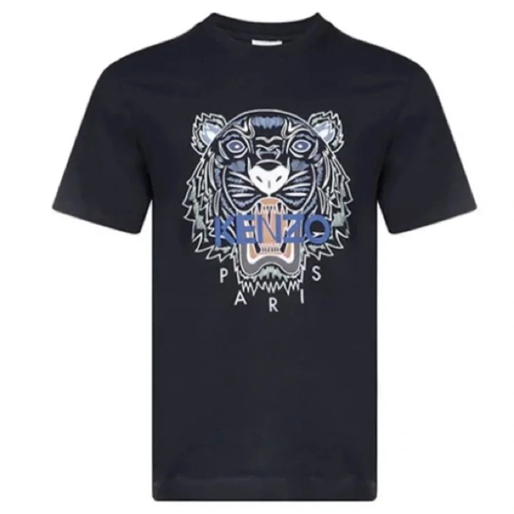 KENZO Men Classic Tiger Short-Sleeve T-Shirt Black - Picture 1 of 6